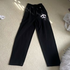 Black Northwestern University sweatpants